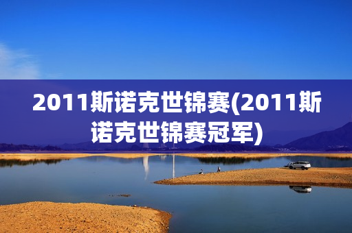 2011斯诺克世锦赛(2011斯诺克世锦赛冠军)