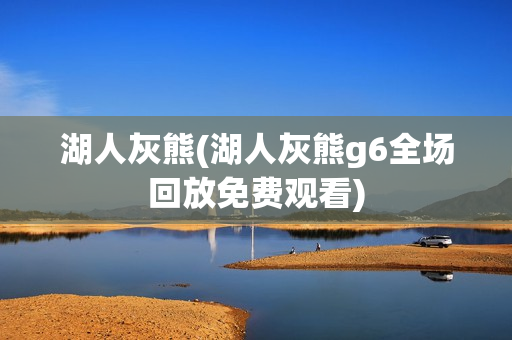 湖人灰熊(湖人灰熊g6全场回放免费观看)