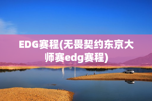 EDG赛程(无畏契约东京大师赛edg赛程)