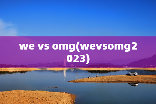 we vs omg(wevsomg2023)