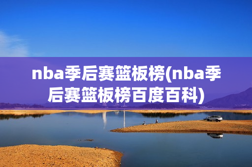 nba季后赛篮板榜(nba季后赛篮板榜百度百科)