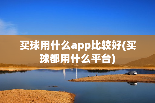 买球用什么app比较好(买球都用什么平台)