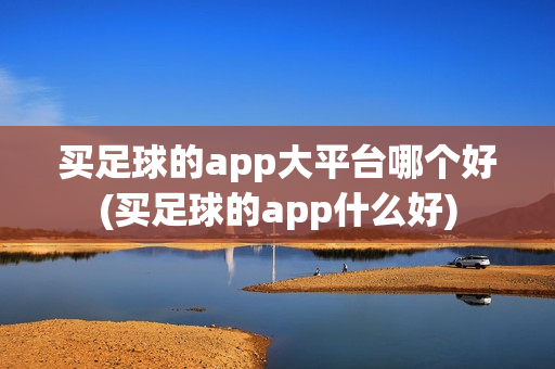 买足球的app大平台哪个好(买足球的app什么好)