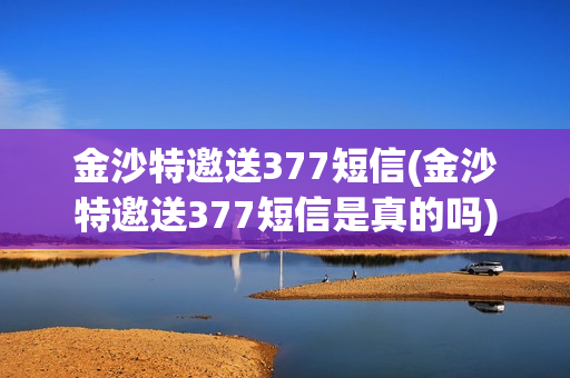 金沙特邀送377短信(金沙特邀送377短信是真的吗)