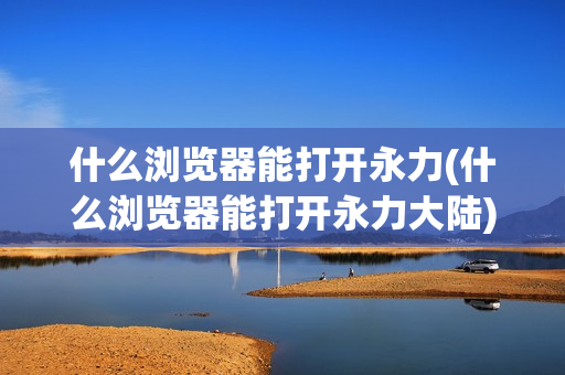 什么浏览器能打开永力(什么浏览器能打开永力大陆)